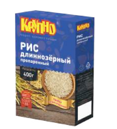 Рис длиннозерный пропаренный высший сорт оптом в коробках 400г