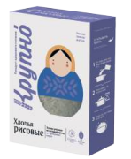  Рисовые хлопья не требующие варки оптом в коробках 400г